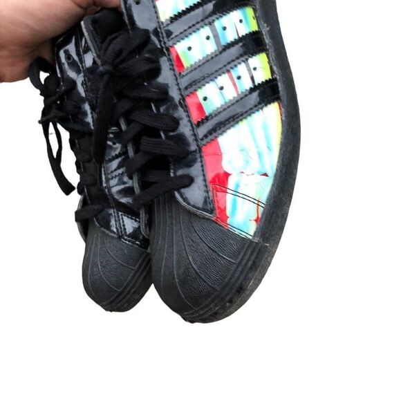 Rare 2015 Adidas Originals Superstar 80s Core Black Size 10 - Picture 13 of 16